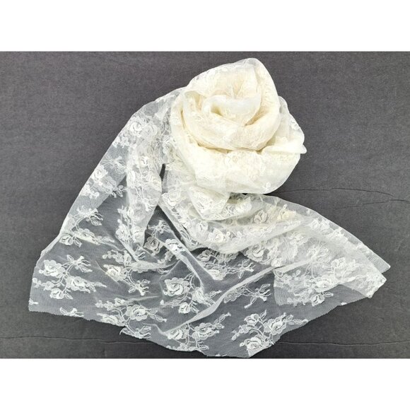 Vintage Lace Material Trim Embroidery Ribbon Assorted Unique Iridescent Metallic - Picture 10 of 10